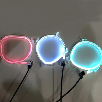 PMFC LED-Suport pahare Lumini Auto Interioare Decorative Lampa Atmosferă de Lumină Ambientală Gheață Albastru/64 Culori Toyota C-HR 2018 2019 2020