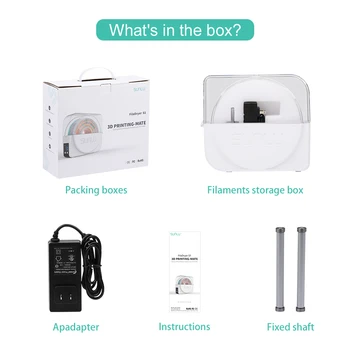 Enotepad New sosire Imprimare 3D Mate alb FILA Uscător S1 cutie pentru 3d cu Filament livrare rapida uscător de cutie de dincolo de ocean depozit
