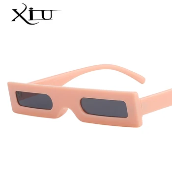 XIU ochelari de Soare pentru Femei ochelari de Soare de Designer de Înaltă Calitate Femei Pătrat Roz Ochelari Oglinda Retro Oculos sol Feminino