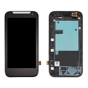 Dual SIM Ecran LCD si Digitizer Plin Montaj cu Cadru pentru HTC Desire 310