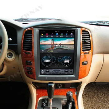 Android10 4G128G PX6 CARPLAY Tesla Ecran Pentru Lexus LX470 LX-470 2002-2007 Player Auto GPS Audio Stereo Radio Recorder Unitate Cap