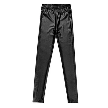 Faux din Piele S-3XL Nou Toamna anului 2020 Moda Mat Pantaloni de Piele Mulati Plus Dimensiune Casual Sexy Elastic Subțire Negru Femei Jambiere