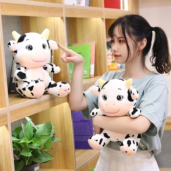 Noi Drăguț Kawaii Vacă De Pluș, Păpuși De Pluș Drăguț Mama&Copilul De Vaci Cu Lapte Jucarii De Plus Moale De Somn Perna Creativitatea Desene Animate Cadou De Ziua De Nastere