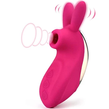 Iepure G-spot Clitoridian Supt Vibrator pentru clitoris stimularea mamelonului, Treediride Reîncărcabile din Silicon Vagin Anal Mini Fraier