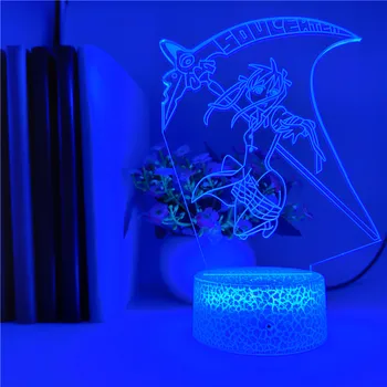 App de Control Anime Soul Eater Maka 3D Lumina de Noapte LED-uri cu Senzor Tactil Lampă Decorativă Ziua Festival de Vacanță Cadou Copil de Premii la Evenimentul
