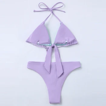 INGAGA Împinge în Sus Bikini Costume de baie Căpăstru Costume de baie Femei Sarpe de Imprimare amatorilor de Scăldat, Costume de Baie 2021 Beachwear Mozaic Set de Bikini