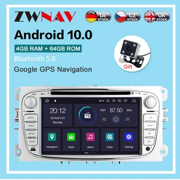 Wireless Carplay Pentru FORD Focus/c-MAX/Mondeo/C-MAX/Galaxy Android Player 10.0 GPS de Navigare Audio Auto Stereo Radio Recorder