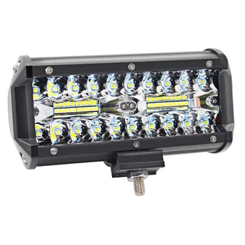 7 inch 400W LED Lumina de Lucru Bar Inundații Locului de întâlnire pentru toate Jeep-uri Offroad 4WD SUV 4x4 Autoturisme Camioane de Conducere Ceață de Lumină de lucru lumină