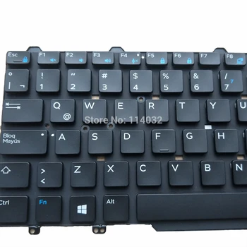Laptop latină tastaturi 797YM pentru Dell latitude 13 3340 3350 E5450 E5470 E7470 E7450 LA cheie capac negru kb chei albastru 0797YM de reparare