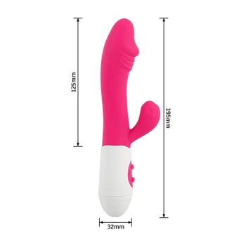 YUECHAO G Spot Vibrator pentru femei Penis artificial Sex toy Rabbit Vibrator Vaginal, Clitoridian masaj sex Feminin Masturbator Jucarii Sexuale pentru Femei