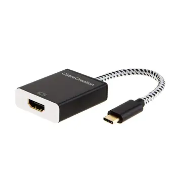 C USB la HDMI CableCreation Tip C la HDMI 4K Hub Adaptor (Thunderbolt 3),Compatibil MacBook Pro/iPad Pro, MacBook Air 0.1 M