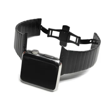 Curea din Otel inoxidabil pentru Apple Watch band 44 mm 40 mm iWatch trupa 42mm/38mm Fluture Brățară pentru Apple watch seria 5 4 3 2