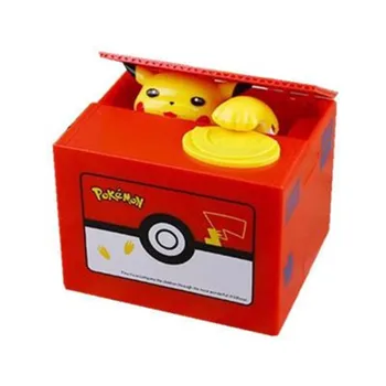 De înaltă Calitate Electronice Caseta de Bani Pokemon Pikachu pusculita Fura Banul Automat pentru Copii Prieten Ziua de nastere Cadou de Crăciun