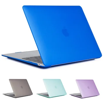 Mat Laptop Case+Screen Protector (Cadou)+Capac Tastatură (Cadou) Pentru Apple Macbook Pro Retina de Aer Atinge Bar 11 12 13 15 inch