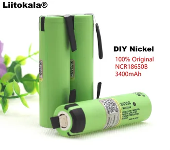 Liitokala Original Nou NCR18650B 3.7 v 18650 3400 mah Litiu Baterie Reîncărcabilă DIY Nichel Foaie de baterii