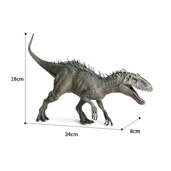 Noul Jurassic Tyrannosaurus Dinossauro Model Deschide Gura Sălbatic Cadou Simulate Pentru copii Mari Model Animal de Jucărie U9L8