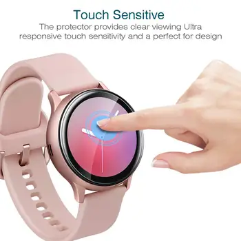 2Pc Ecran Protector Pentru Samsung Galaxy watch active2 curea HD 3D Ultra-subțire Complet (nu de sticla) Galaxy watch Active 2 44mm 40mm