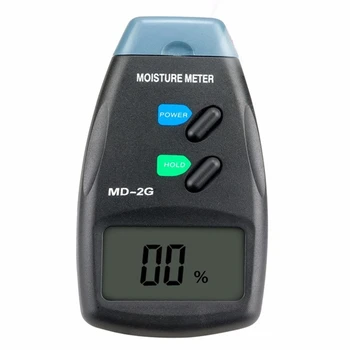 MD-2G 5%-40% Digital Lemn Metru de Umiditate 2-Pin Cherestea Detector de Bambus Umed Tester Higrometru Analizor de Umiditate cu Display LCD