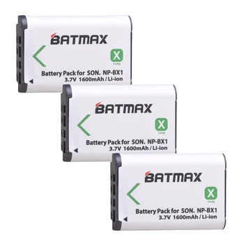 3Pcs NPBX1 NP-BX1 NP BX1 Baterii + LCD Dual USB Încărcător pentru Sony DSC RX1 RX100 AS100V M3 M2 HX300 HX400 HX50 HX60 GWP88