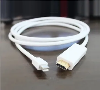 100BUC 1,8 m 6FT Mini Displayport, Mini DP la HDMI Vedio Conector Cablu Adaptor pentru Apple MacBook Air Pro