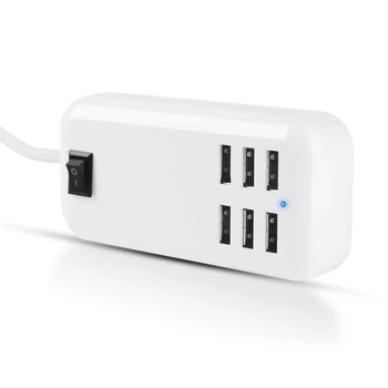 NOI, UE Plug 12 6 4 Port USB Hub Încărcător Rapid 60W 30W 15W Călătorie de Alimentare Platesc pentru Mobil/Tableta, Desktop Chargig Doc