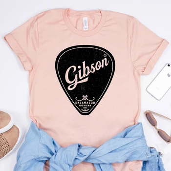 2020 Gibson T-shirt Gibson Alege Graphic Tee Mens Vintage Retro Tricou Clasic Hipster Topuri Amuzant Estetice Tees