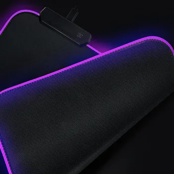 Personalizat DIY mouse pad cu LED-uri RGB mari de gaming mousepad birou laptop mat alunecare de cauciuc pentru gameri CSGO rezervorul mondial de viteză de control dota2
