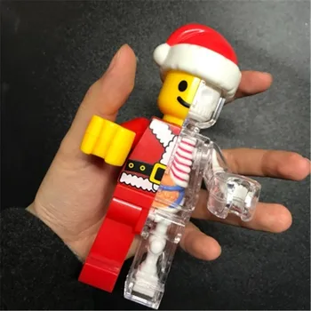4d Crăciun Umane Transparent Vedere Anatomic Schelet Osos Modelul Puzzle-ului Asamblat Medicale de Jucărie