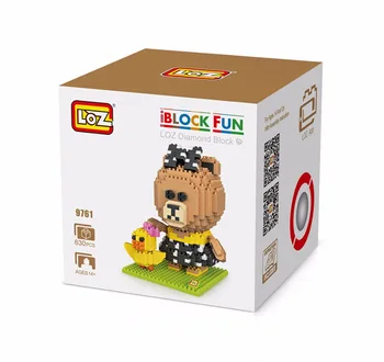 LOZ Blocuri de Cărămizi de Construcție Urs Anime Brinquedos Model Capitanul Perlei Negre Licitație Cifre Pirat pentru Copii de Învățământ Jucării 9762
