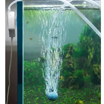 Mini Pompa de Aer Stea Fraier Rezervor de Masă Crește de Oxigen Pompa Mut Sunet Scăzut Compresor de Aer cu Bule cu Bule de Piatră pentru Acvariu
