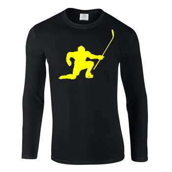 Interesant de Hochei Sport de Moda T-shirt Îmbrăcăminte pentru Bărbați Tricou Maneca lunga de Înaltă Calitate T-Shirt pentru Bărbați