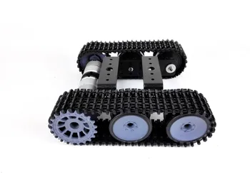 T101P mini Rezervor auto,Aliaj de Sasiu/Cadru/Structura,roată din plastic,Pentru robot de educație,modificarea,DIY, rezervor de model,de predare demo