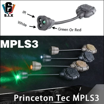 Noaptea-Evoluția Tactice Airsoft Casca Lanterna Princeton Tec MPLS3 Verde Roșu