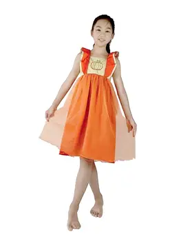 Puresun New Sosire Design Original Fete Dress Dovleac Model De Broderie Fete Rochii Pentru Halloween De Vacanță De Tip Boutique, De Îmbrăcăminte