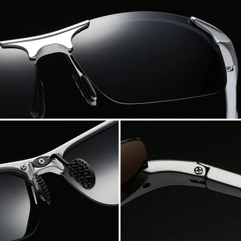 SIMPRECT Cadru PC Polarizat ochelari de Soare Barbati 2021 ochelari de Soare Retro Vintage Mirror Driver de Soare Ochelari Anti-orbire Moda Oculos