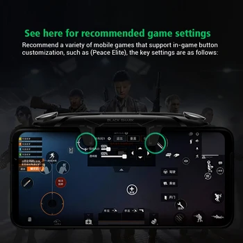Original Nou Black Shark PUBG Jocuri Umăr Declanșator pentru Black Shark 3 3S 3 Pro Andorid IOS telefon mobil Universal jocul trigger