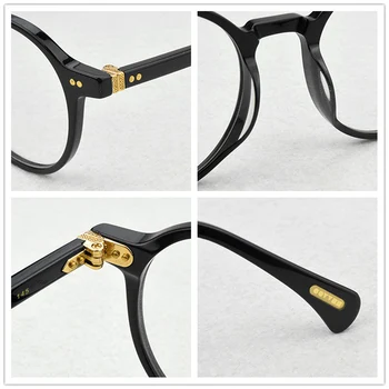 2020 Clasic OV Design de Brand Rama de Ochelari Barbati Acetat Retro baza de Prescriptie medicala rotund Ochelari de vedere Femei Optice Miopie rame de ochelari