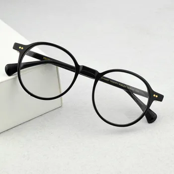 2020 Clasic OV Design de Brand Rama de Ochelari Barbati Acetat Retro baza de Prescriptie medicala rotund Ochelari de vedere Femei Optice Miopie rame de ochelari