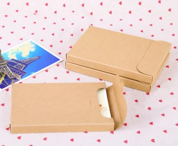 50pcs/lot hârtie Kraft/negru alb cutii de cadouri plic box cutie de carton pentru invitații de nuntă/foto 15.5*10.8*1.5 cm