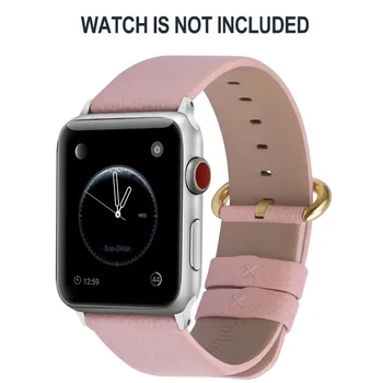 Piele Curea cu Cataramă de Aur pentru Apple Watch 38mm Trupa Femei Curea de Ceas Brățară 42mm iWatch Brățară de Ceas Accesorii