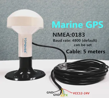 Noi produse de înaltă calitate UART TTL marin receptor GPS și GLONASS QZSS antena modulul receptor NMEA0183 Cable5m 4800 buad rata
