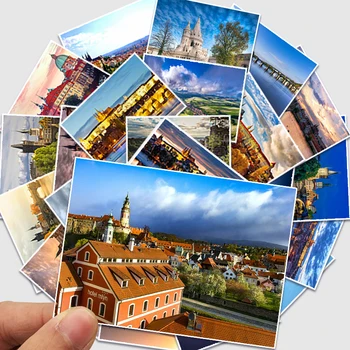 Cehă Praga Dorința de Călătorie de Afaceri cărți Poștale de Felicitare Cadou Invitatie la Petrecere de Ziua de carte Poștală Set 30 buc Decor de Epocă