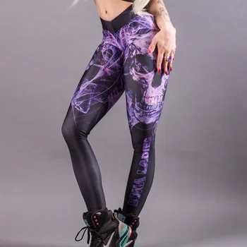 Jambiere de Vară 2020 Nou Personal digital 3D Imprimate Femei Sexy Fitness Activewear Pantaloni Talie Elastic la Mijlocul Picătură de Transport maritim