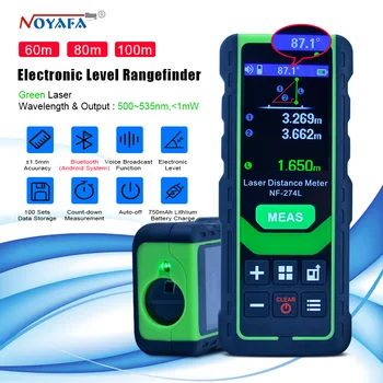 NOYAFA NF-274L Laser Distanța de Meter Ruleta Electronica Laser, Telemetru Digital Trena de Metrou Laser Range Finder Bandă de Măsurare