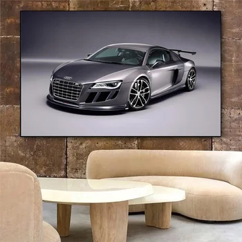 Audi Arta de Perete Vehicule Auto Postere Auto Postere Canvas Modern, Masina Audi opera de Arta Audi Imagine Cuadros de Decor pentru Camera de zi