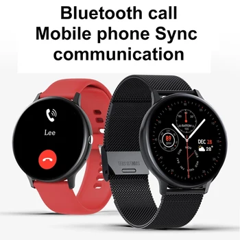 În 2020, noul ecran color smart watch pentru barbati si femei full touch tracker de fitness Xiaomi femeie tensiunii arteriale inteligent bluetooth apel