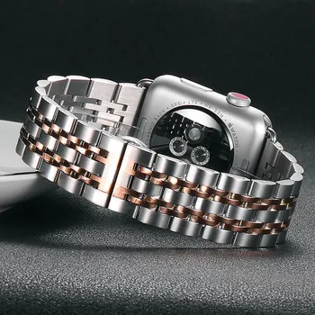 Curea din Otel inoxidabil pentru Apple watch 5 trupa 44mm 40mm iWatch trupa 42mm 38mm Lux metal curea bratara Apple watch 4 3 2 1
