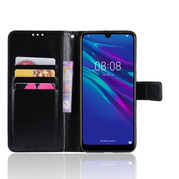 Pentru Huawei Y6 2019 Caz Flip de Lux din Piele PU Cazul în care Telefonul Pentru Huawei Y6 2019 MRD-LX1 MRD-LX1F Y6Prime Prim-Y 6 2019 Acoperi Caz