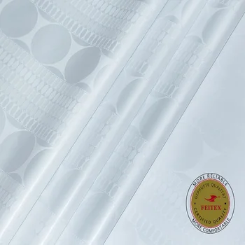 New Sosire Africane Tesatura Orginial Bazin Riche Getsner Calitate Austria Material De Bumbac Jacquard Guineea Brocart Feitex Textile