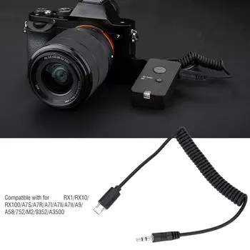 Vlife RM-VPR1 de 3,5 mm la 2,5 mm S2 Camera Cablu de Eliberare a Declanșatorului pentru Sony RX1/RX10/RX100/A7S/A7R/A7/A7II/A7III/A9/A58/77M2/99M2